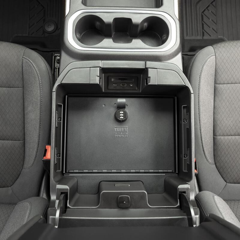 Tuffy Console Safe W/ Combo Lock For Chevrolet Silverado And Gmc Sierra W/ Flow Thru Console - My Store