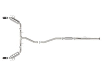 aFe Takeda 2.5in 304 SS Cat - Back Exhaust System w/CF Tips 2022+ Honda Civic L4 - 1.5L (t) - My Store