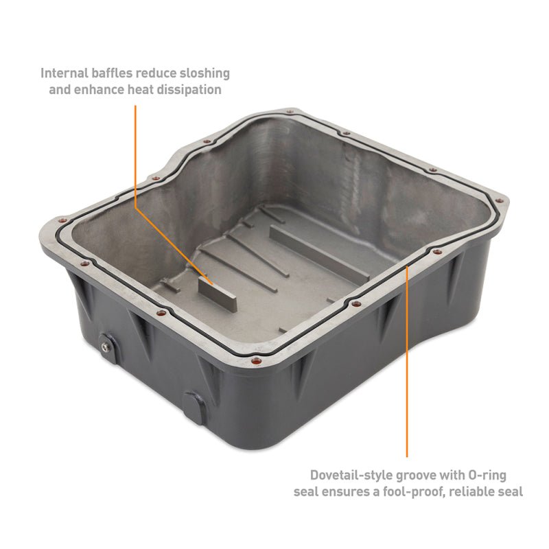 Mishimoto 01 - 19 Duramax Allison A1000 Transmission Pan Cast GR - My Store