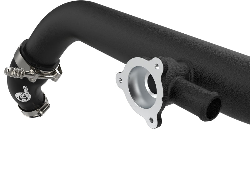 aFe 21 - 22 Ford Bronco V6 - 2.7Ltt BladeRunner Alum Hot Charge Pipe - Black - My Store
