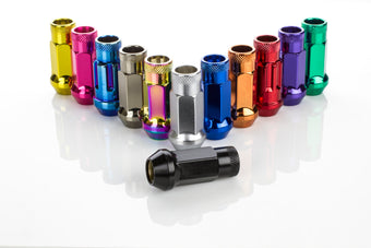 compare product Wheel Mate Muteki SR48 Open End Lug Nuts - Green 12x1.50 48mm