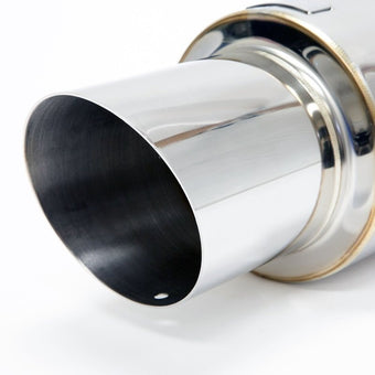 compare product BLOX Racing 76.2mm N1 Angled Tip Muffler Universal