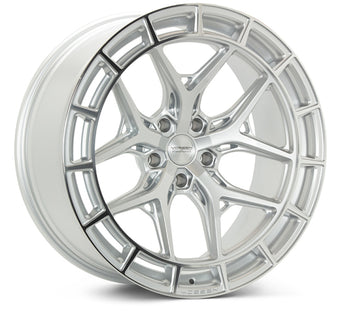 compare product Vossen HFX-1 22x9 - 5x114.3 - ET32 - Flat - 73.1 - Silver Polished Wheel