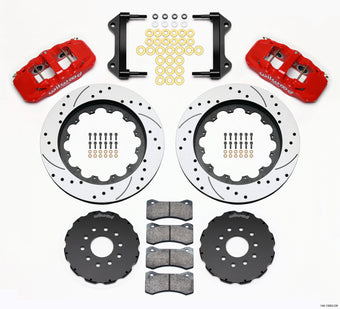 compare product Wilwood AERO6 Front Hat Kit 15.00 Drilled Red 97-04 Corvette C5/Z06 05-13 C6