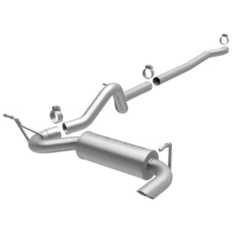 compare product MagnaFlow 12-14 Jeep Wrangler 4dr Single Straight Rear P/S Exit Stainless C/B Performance Exhaust