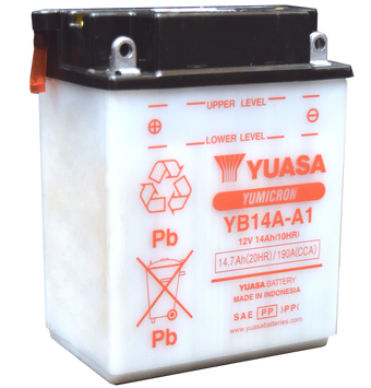 compare product Yuasa YB14A-A1 Yumicron CX 12-Volt Battery