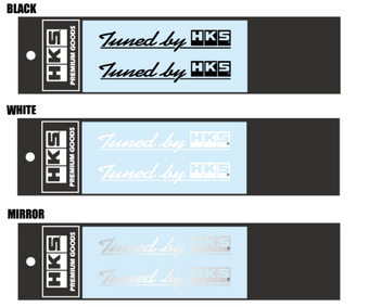 compare product HKS Sticker Tuned by HKS W120 WHITE