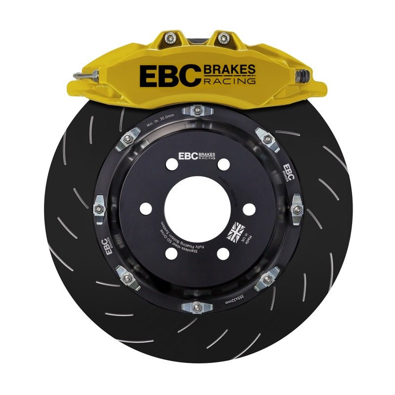 EBC Racing 09-18 Audi A6 2.0T Yellow Apollo-6 Calipers 380mm Rotors Front Big Brake Kit - My Store