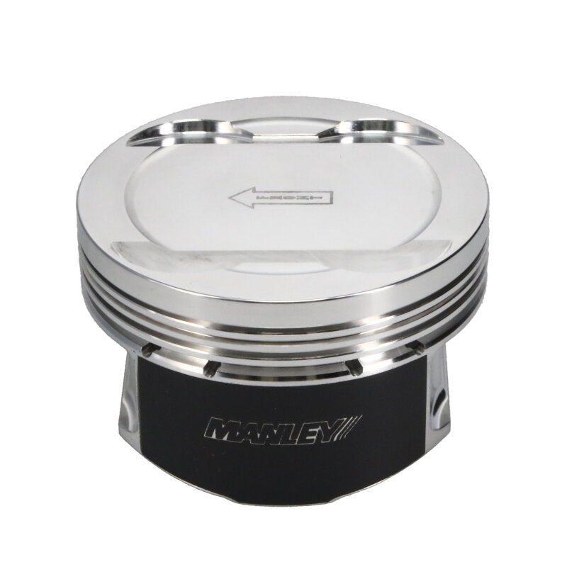 Manley Ford 3.7L Cyclone 3.760in Bore 1.239in Comp Height +2.0cc Dish Piston Set - Extreme Duty - My Store