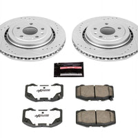 Power Stop 14 - 19 Chevrolet Corvette Rear Z26 Street Warrior Brake Kit - My Store