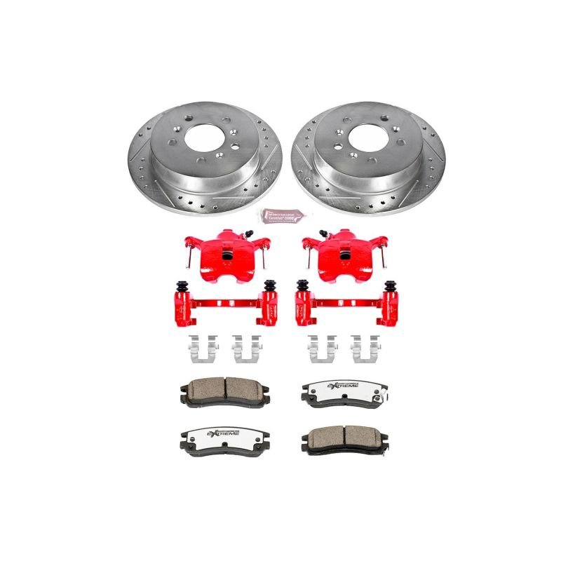 Power Stop 08 - 09 Buick Allure Rear Z26 Street Warrior Brake Kit w/Calipers - My Store