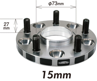 compare product Project Kics 12X1.25 HUB56MM 5x114.3 Wide Tread Spacers - 15MM