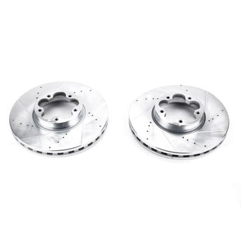 compare product Power Stop 15-19 Ford Transit-350 HD Front Evolution Drilled & Slotted Rotors - Pair