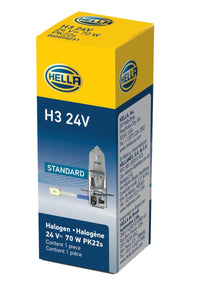 Hella H3 24V/70W PK22s T3.25 Halogen Bulb - My Store