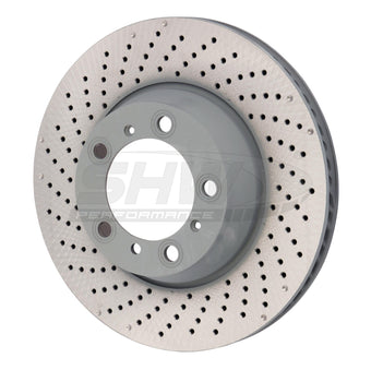 compare product SHW 15-16 Porsche 911 Carrera 4GTS 3.8L w/o Ceramics Left Rr Drill-Dimp MB Brake Rotor (99635240502)