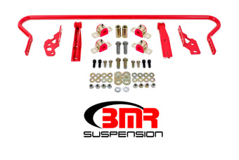compare product BMR 11-14 S197 Mustang Rear Hollow 25mm Adj. Sway Bar Kit w/ Bushings - Red