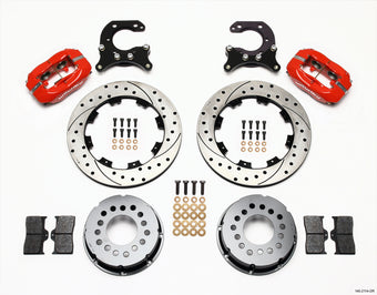 compare product Wilwood Forged Dynalite P/S Rear Kit Drilled Red Big Ford 2.54in Offset