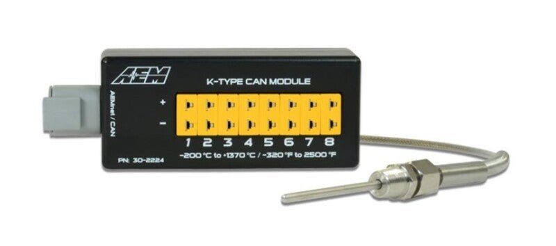 AEM 8 Channel K - Type Thermocouple EGT CAN Module - My Store