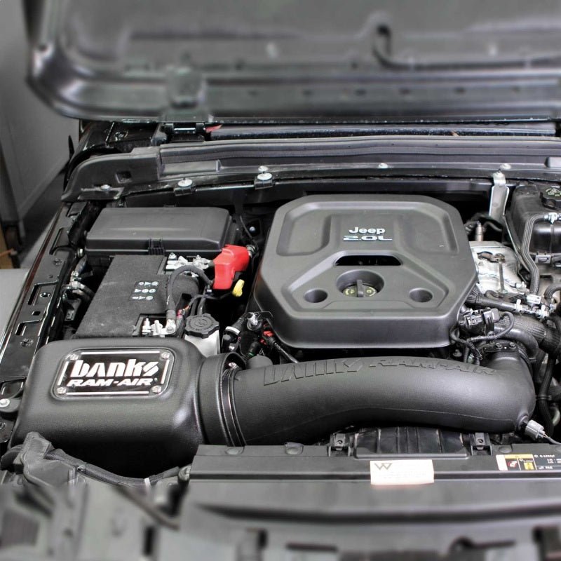 Banks Power 18 - 21 Jeep 2.0L Turbo Wrangler (JL) Dry Filter Ram - Air Intake System - My Store