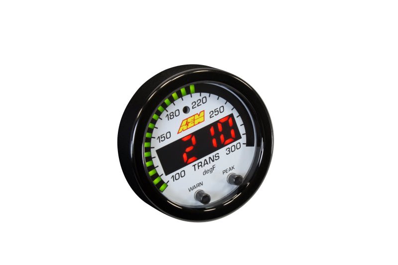AEM X - Series Temperature 100 - 300F Gauge Kit (ONLY Black Bezel and Water Temp. Faceplate) - My Store