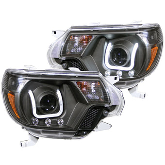compare product ANZO 2012-2015 Toyota Tacoma Projector Headlights w/ U-Bar Black