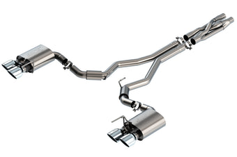compare product Borla 2020 Ford GT500 5.2L AT 3in ATAK CatBack Exhaust w/ Chrome Tips