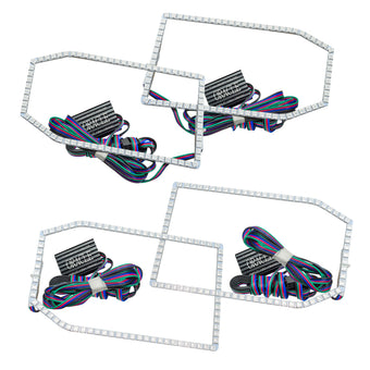 compare product Oracle Chevy Silverado 14-15 Halo Kit Non-Projector Style - ColorSHIFT w/o Controller
