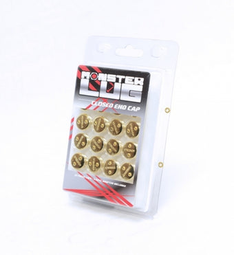 compare product Wheel Mate Monster Lug Nut Caps - Gold 14x1.50