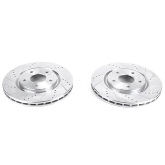 compare product Power Stop 17-19 Chrysler Pacifica Front Evolution Drilled & Slotted Rotors - Pair