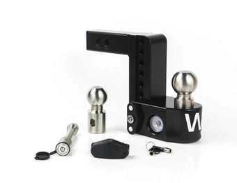 compare product Weigh Safe 6in Drop Hitch w/Built-in Scale & 2in Shank (8K/12.5K GTWR) w/WS05 - Black Cerakote