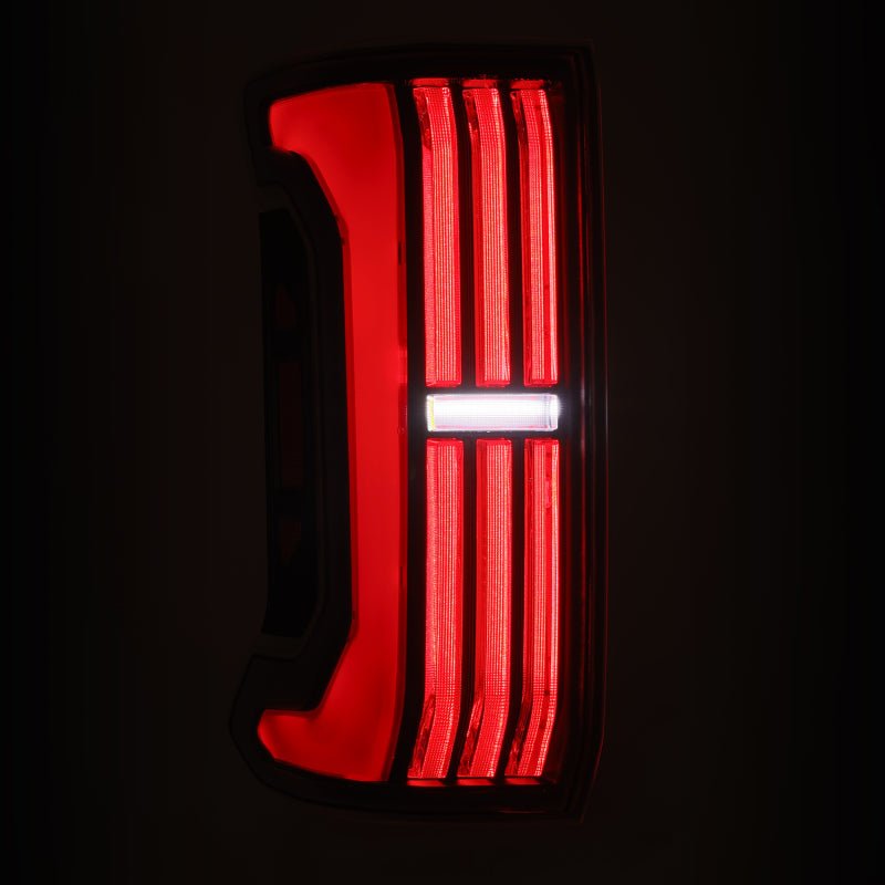 AlphaRex 24 - 25 Toyota Tacoma NOVA - Series LED Prismatic Tail Lights - Black Red - My Store