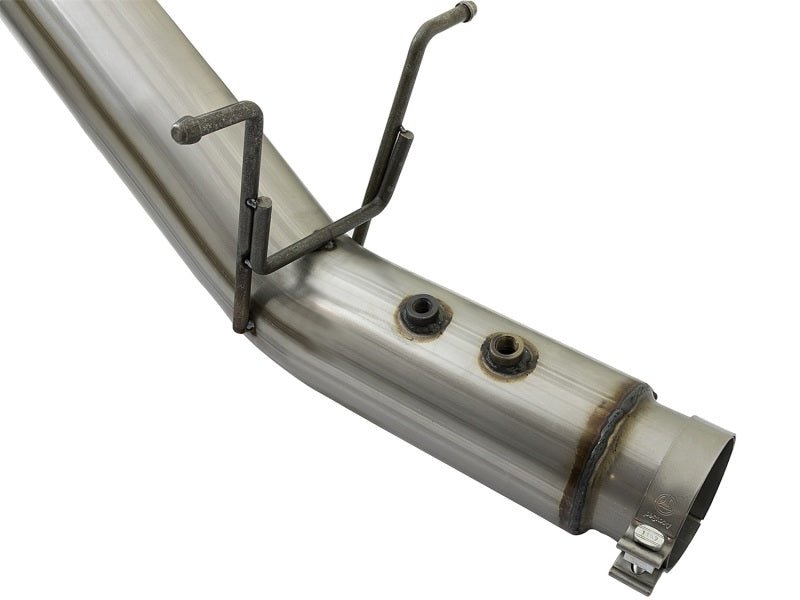 aFe LARGE BORE HD 5in 409 - SS DPF - Back Exhaust w/Black Tip 2017 GM Duramax V8 - 6.6L (td) L5P - My Store