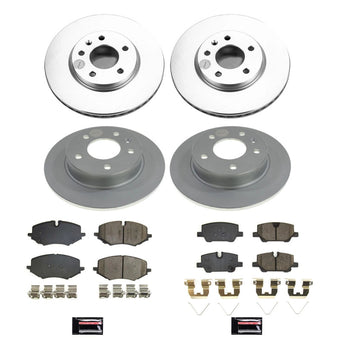 compare product Power Stop 21-22 Chevrolet Trailblazer Front & Rear Z17 Coated Brake Kit