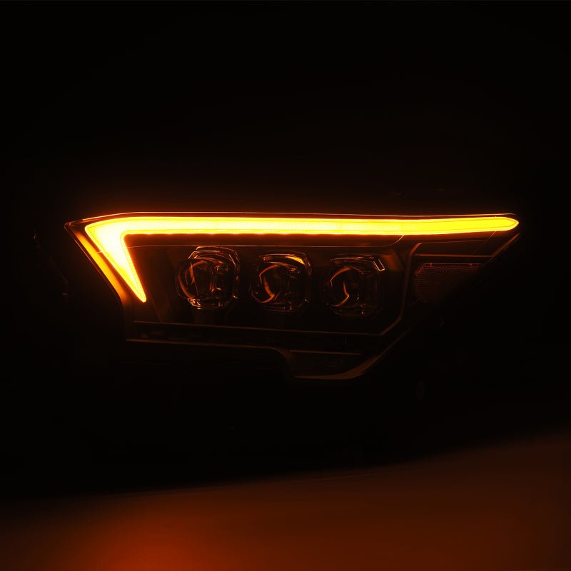 AlphaRex 2023+ Toyota Tacoma NOVA - Series LED Proj Headlights Black w/Actv Light & Seq. Sig + DRL - My Store