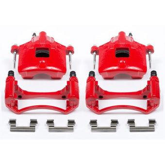 compare product Power Stop 97-05 Buick Century Front Red Calipers w/Brackets - Pair