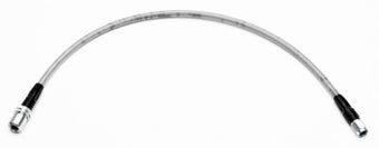 compare product Wilwood 20in OAL Flexline -3 Hose to M10 by 1.00 IF Deep Female DOT