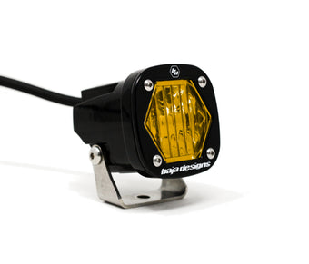 compare product Baja Designs S1 Amber Wide Cornering LED Light w/ Mounting Bracket Single