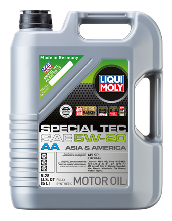 compare product LIQUI MOLY 5L Special Tec AA Motor Oil SAE 5W20