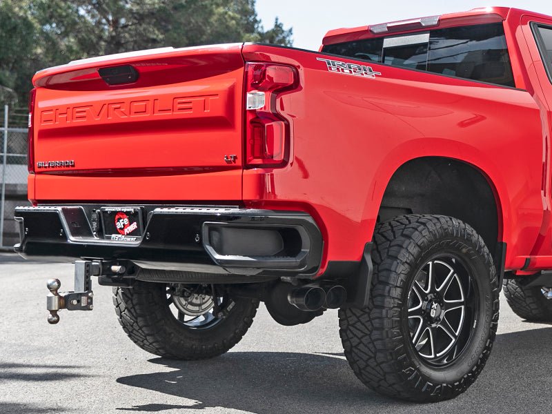 aFe Vulcan Series 3in 304SS Exhaust Cat - Back w/Blk Tip 2019 GM Silverado/Sierra 1500 V6 - 4.3L/V8 - 5.3L - My Store
