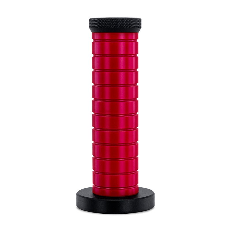 Mishimoto Weighted Grip Shift Knob - Black / Red - My Store