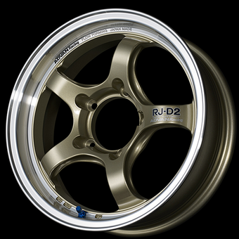 compare product Advan RG-D2 15x8.0 / +35 Offset / 4x100 / 63mm Bore / Machining and Champagne Gold