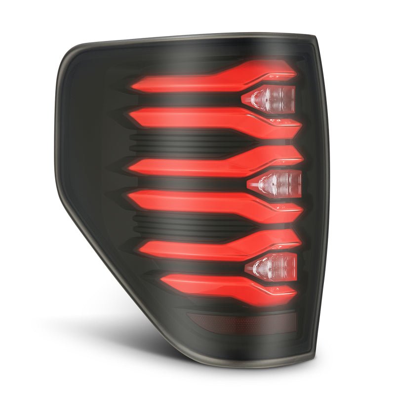 AlphaRex 09 - 14 Ford F150 LUXX LED Taillights - Black/Red Housing - My Store