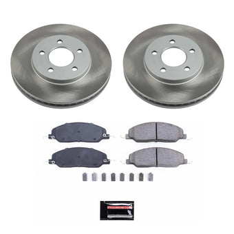 compare product Power Stop 05-10 Ford Mustang Front Semi-Coated Rotor Kit