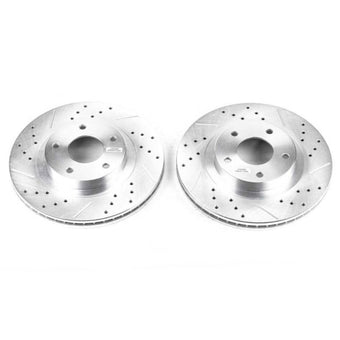 compare product Power Stop 02-04 Infiniti I35 Front Evolution Drilled & Slotted Rotors - Pair