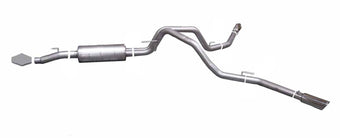 compare product Gibson 11-13 Ford F-150 FX2 5.0L 3in/2.5in Cat-Back Dual Extreme Exhaust - Aluminized