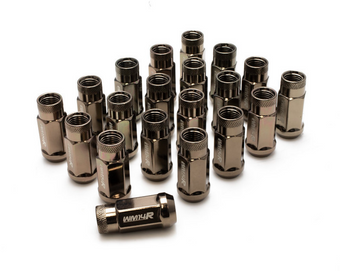 compare product Wheel Mate WM14R 14x1.50 Lug Nuts Titanium Chrome 20 PCS