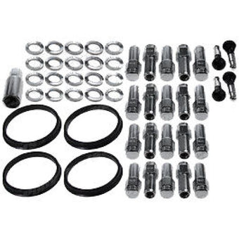 compare product Race Star 14mm x 1.5 1.38in. Shank W/ 7/8in. Head Open End Ram Truck Lug Kit - 20 PK