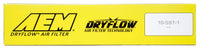 AEM 10 - 18 Lexus RX350 V6 - 3.5L F/I DryFlow Air Filter - My Store