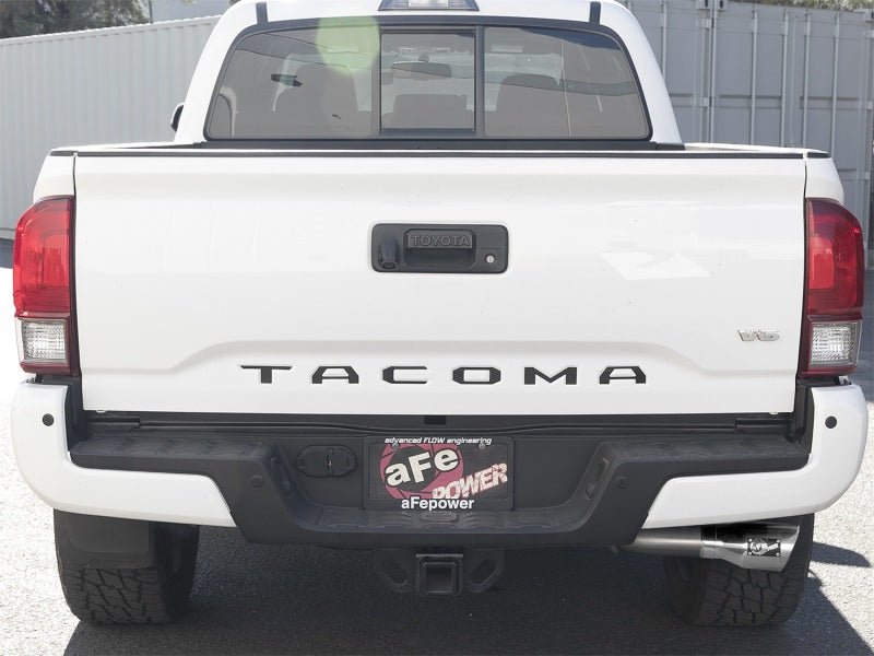 aFe MACH Force - Xp 2 - 1/2in 304 SS Cat - Back Exhaust w/ Polished Tips 2016+ Toyota Tacoma 2.7L/3.5L - My Store