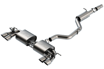 compare product Borla 18-19 VW Golf R MK7.5 2.0L S-Type CatBack Exhaust w/ Resonator